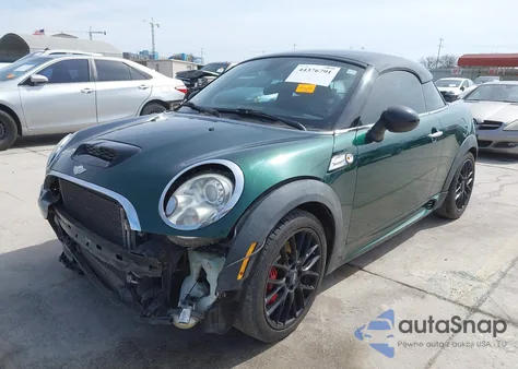 2013 Mini Coupe John Cooper Works z USA, uszkodzony, nr VIN WMWSX9C58DT655136